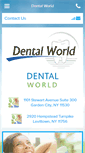 Mobile Screenshot of dentalworldny.com